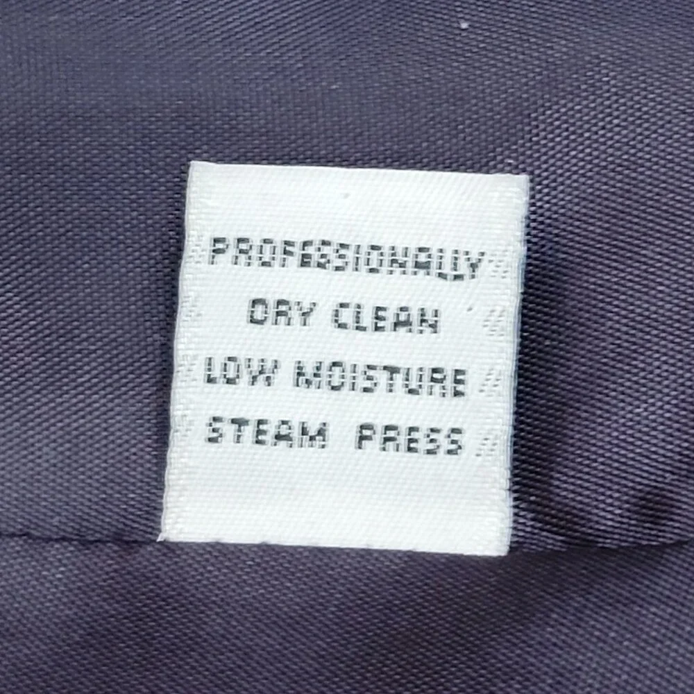 Vintage Women's Ashley Scott 100% Wool Navy Blue Coat - S - Picture 13 of 14